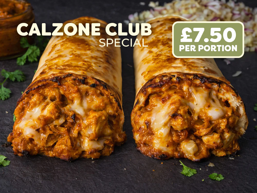 Garlic Korma Calzone